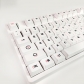 Brief White 104+33 Cherry Profile Keycap Set Cherry MX PBT Dye-subbed for Mechanical Gaming Keyboard